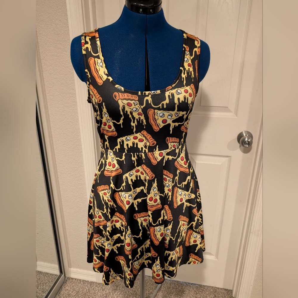 Pizza Skull print sourpuss dress